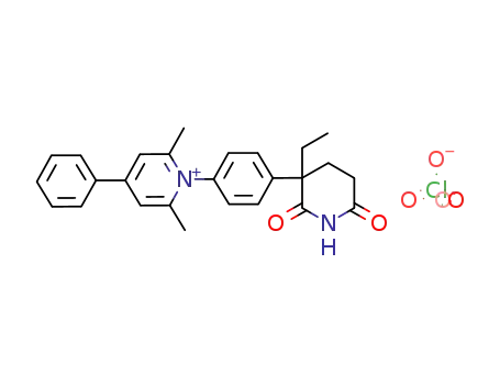 1-<4-(2-ethyl-2-glutarimido)-phenyl>-2,6-dimethyl-4-phenylpyridinium perchlorate