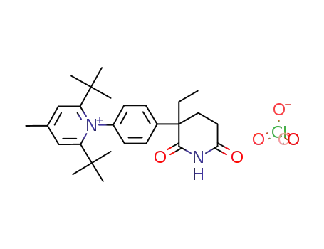1-<4-(2-ethyl-2-glutarimido)-phenyl>-2,6-bis-tert-butyl-4-methylpyridinium perchlorate