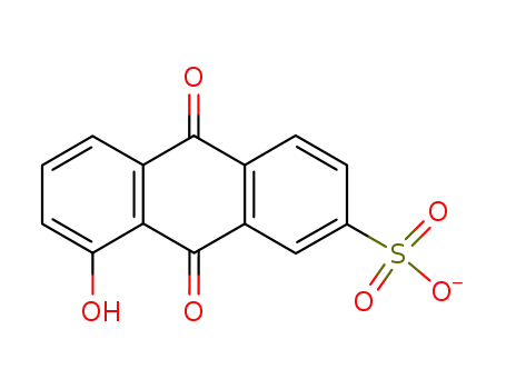 8-Hydroxy-9,10-dioxo-9,10-dihydro-anthracene-2-sulfonic acid anion