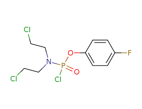 chloroanhydride of the p-fluorophenyl ester of N,N-bis(2-chloroethyl)amidophosphoric acid