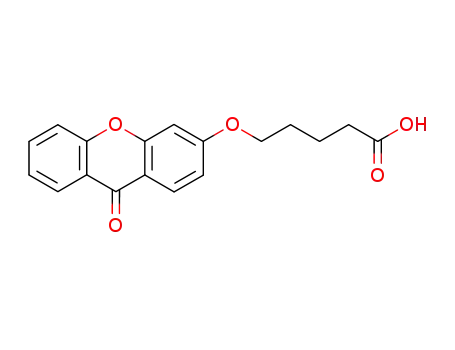 5-<(9-oxoxanthen-3-yl)oxy>valeric acid