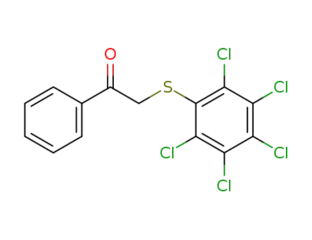 2-(pentachlorophenylsulfanyl)-1-phenylethanone