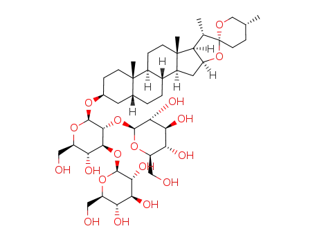 smilagenin 3-O-β-D-glucopyranosyl-(1->2)-<β-D-glucopyranosyl-(1->3)>-β-D-glucopyranoside