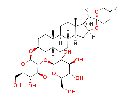 (25R)-5β-spirostan-3β-ol-3-O-β-D-glucopyranosyl-(1->2)-β-D-glucopyranoside