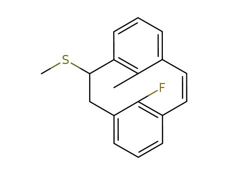 anti-8-fluoro-16-methyl-10-methylsulfanyl<22>metacyclophane-1-ene