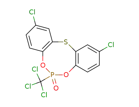 2,10-dichloro-6-trichloromethyl-dibenzo<1,3,6,2>dioxathiaphosphocin-6-oxide