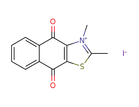 2-methylnaphtho<2,3-d>thiazole-4,9-dione 3-methiodides