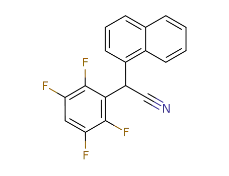 2-(naphthalen-1-yl)-2-(2,3,5,6-tetrafluorophenyl)acetonitrile