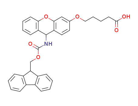 5-[9-(9H-Fluoren-9-ylmethoxycarbonylamino)-9H-xanthen-3-yloxy]-pentanoic acid