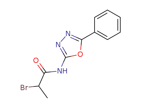 2-Bromo-N-(5-phenyl-[1,3,4]oxadiazol-2-yl)-propionamide
