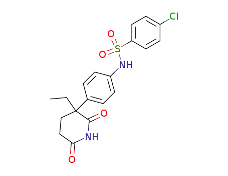 4-Chloro-N-[4-(3-ethyl-2,6-dioxo-piperidin-3-yl)-phenyl]-benzenesulfonamide