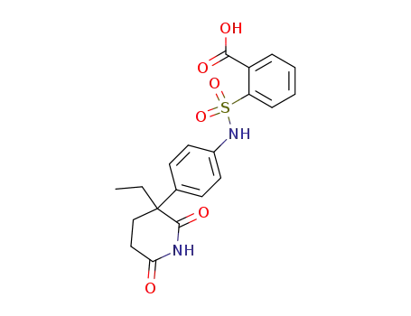 2-[4-(3-Ethyl-2,6-dioxo-piperidin-3-yl)-phenylsulfamoyl]-benzoic acid