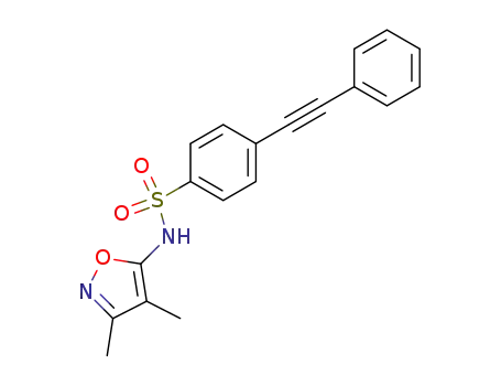 4-(Phenylethynyl)-N-(3,4-dimethyl-5-isoxazolyl)benzenesulfonamide