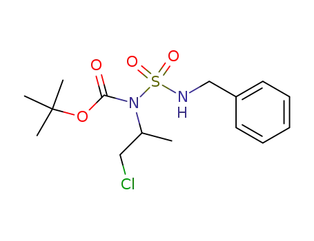 N1-BOC-N3-benzyl,N3-(2-chloro-1-methylethyl) sulfamide