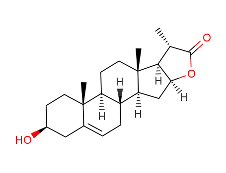 Pregn-5-ene-20-carboxylicacid, 3,16-dihydroxy-, g-lactone, (3b,16b,20S)- (9CI)