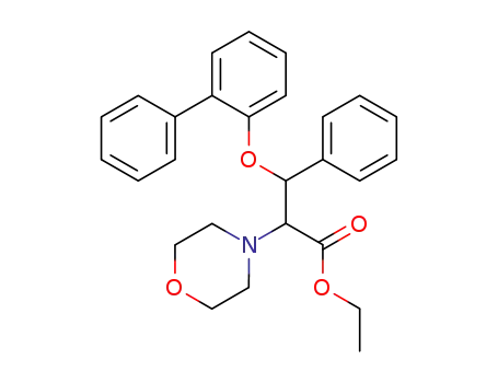 (2S,3S)-3-(Biphenyl-2-yloxy)-2-morpholin-4-yl-3-phenyl-propionic acid ethyl ester