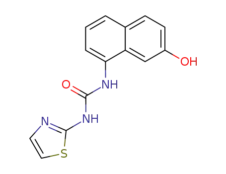 1-(7-hydroxy-naphthalen-1-yl)-3-thiazol-2-yl-urea