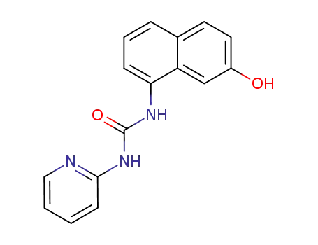 1-(7-hydroxy-naphthalen-1-yl)-3-pyridin-2-yl-urea