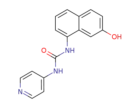 1-(7-hydroxy-naphthalen-1-yl)-3-pyridin-4-yl-urea