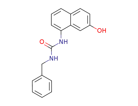 1-benzyl-3-(7-hydroxy-naphthalen-1-yl)-urea