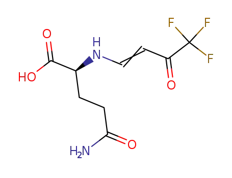 4-carbamoyl-2-[(E,Z)-4,4,4-trifluoro-3-oxo-1-butenylamino]butanoic acid