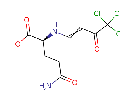 4-carbamoyl-2-[(E,Z)-4,4,4-trichloro-3-oxo-1-butenylamino]butanoic acid