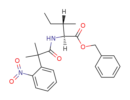 (2S,3S)-3-Methyl-2-[2-methyl-2-(2-nitro-phenyl)-propionylamino]-pentanoic acid benzyl ester