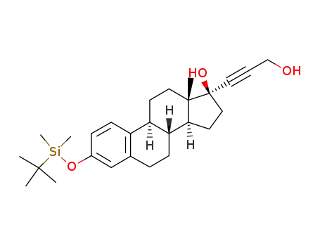 3-(tert-butyldimethylsilyloxy)-17α-(3'-hydroxyprop-1'-ynyl)estradiol