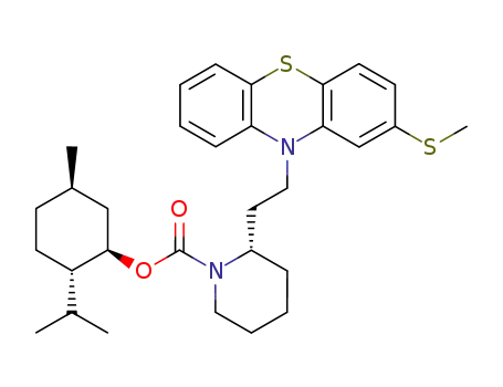 (1R,2S,5R)-2-isopropyl-5-methylcyclohexyl 2-{(2S)-[2-(methylthio)-10H-phenothiazin-10-yl]ethyl}piperidine-1-carboxylate