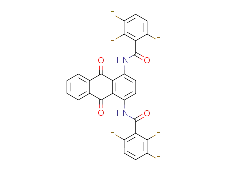 1,4-bis(2,3,6-trifluorobenzoylamido)-9,10-anthracenedione