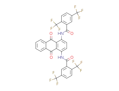 1,4-bis(2,5-trifluoromethylbenzoylamido)-9,10-anthracenedione