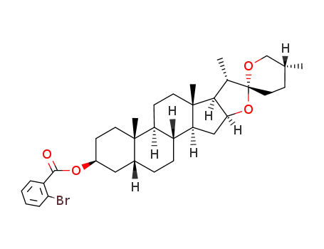 O-(2-bromo-benzoyl)-smilagenin