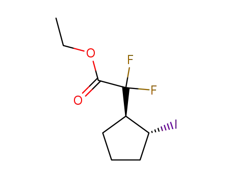 trans-ethyl-α,α-difluoro-(2-iodocyclopentanyl)acetate