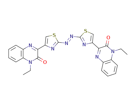 4,4'-bis(1-ethyl-2-oxo-1,2-dihydroquinoxalin-3-yl)-2,2'-azothiazole