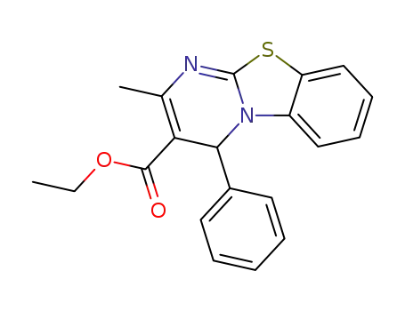 ethyl 2-methyl-4-(phenyl)-4H-pyrimido[2,1-b][1,3]benzothiazole-3-carboxylate