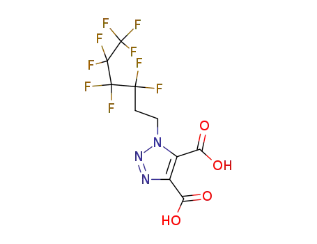 1-(3,3,4,4,5,5,6,6,6-nonafluoro-hexyl)-1H-[1,2,3]triazole-4,5-dicarboxylic acid
