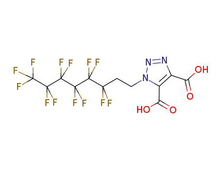 1-(3,3,4,4,5,5,6,6,7,7,8,8,8-tridecafluoro-octyl)-1H-[1,2,3]triazole-4,5-dicarboxylic acid