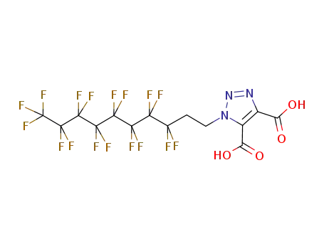 1-(3,3,4,4,5,5,6,6,7,7,8,8,9,9,10,10,10-heptadecafluoro-decyl)-1H-[1,2,3]triazole-4,5-dicarboxylic acid