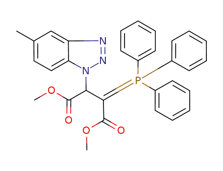 dimethyl 2-(5-methylbenzotriazol-1-yl)-3-(triphenylphosphanylidene)butanedioate