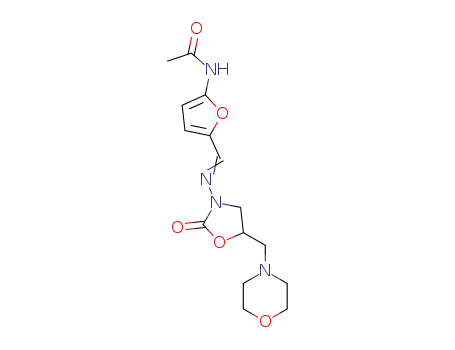 3-(5-acetylamino-furan-2-ylmethyleneamino)-5-morpholin-4-ylmethyl-oxazolidin-2-one