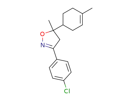 5-methyl-5-[4'-methylcyclohex-3'-enyl]-3-parachlorophenyl-4,5-dihydroisoxazole