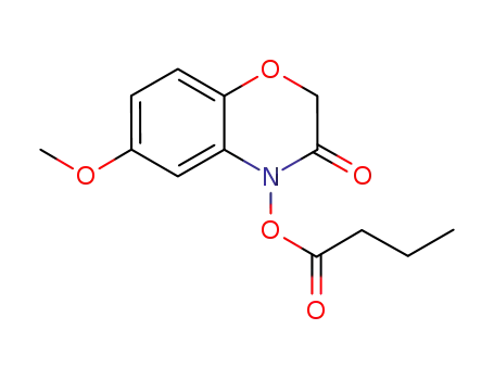 4-butanoyloxy-6-methoxy-(2H)-1,4-benzoxazin-3(4H)-one