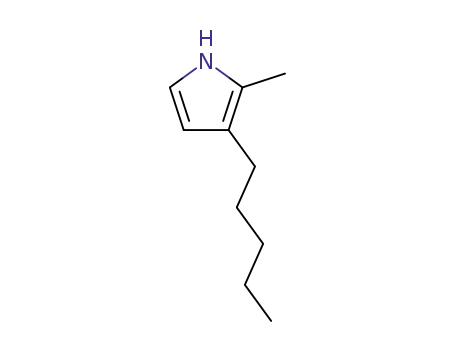 Molecular Structure of 18320-91-7 (2-methyl-3-amylpyrrole)