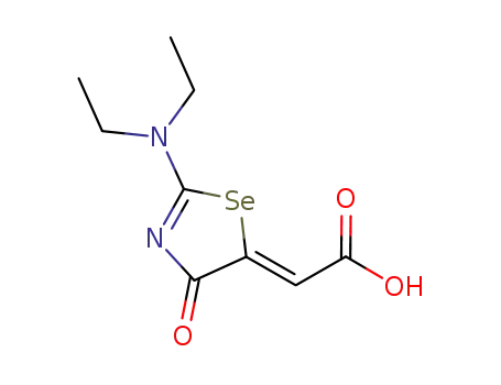 Z-5-carboxylmethylene-2-diethylamino-4,5-dihydro-1,3-selenazol-4-one