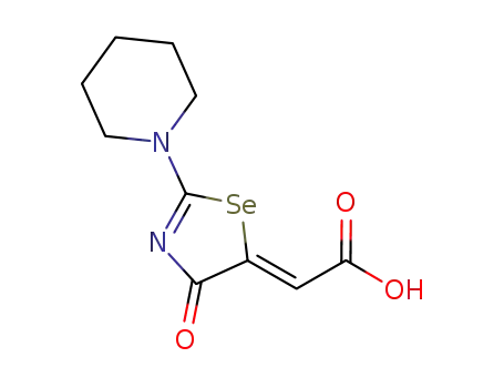 Z-5-carboxylmethylene-2-piperidino-4,5-dihydro-1,3-selenazol-4-one