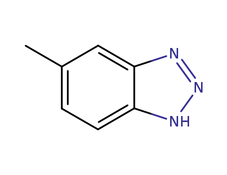 Molecular Structure of 136-85-6 (5-Methyl-1H-benzotriazole)