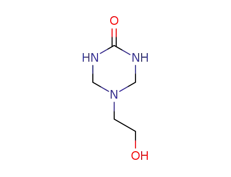 Molecular Structure of 2580-58-7 (tetrahydro-5-(2-hydroxyethyl)-1,3,5-triazin-2(1H)-one)