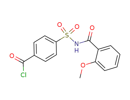 4-[[(2-methoxybenzoyl)amino]sulphonyl]benzoyl chloride