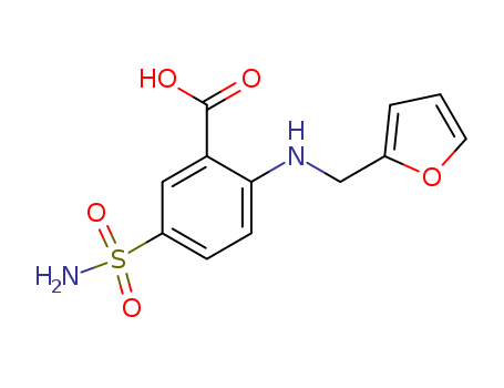 Benzoic acid, 5-(aminosulfonyl)-2-[(2-furanylmethyl)amino]-