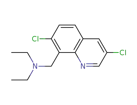 3,7-dichloro-8-diethylaminomethylquinoline